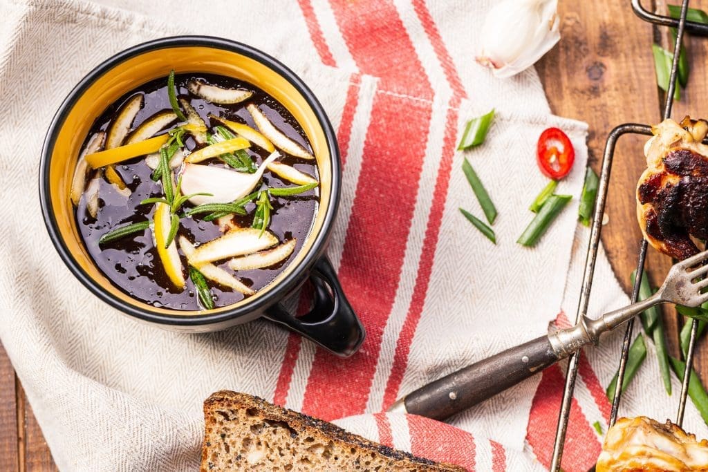 Marynata z sosem sojowym